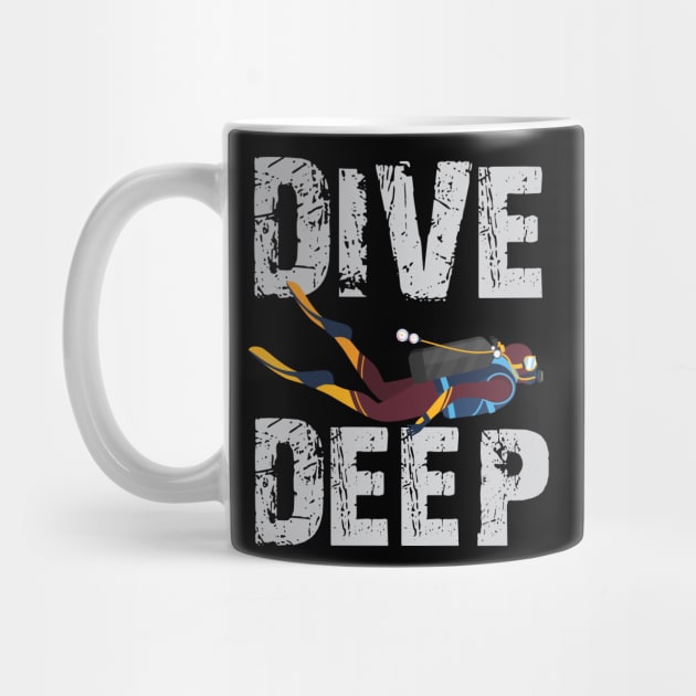 Dive Deep Cool Creative Beautiful Design by Stylomart